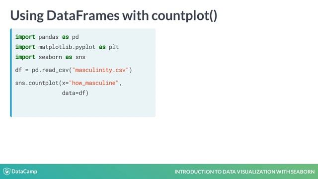 Python Tutorial : Using pandas with Seaborn