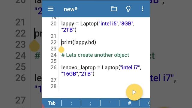 Classes and Objects in Python |  Object Oriented Programming Concepts