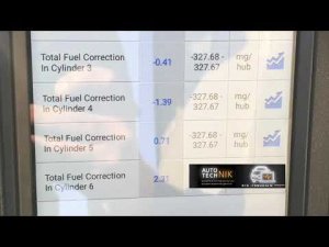 Уплывшие топливные коррекции  форсунок Diesel