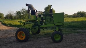 Запуск косилки-плющилки Е 302