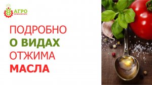 Рассказываем о технологии маслопрессования. Способы, особенности, процессы.
