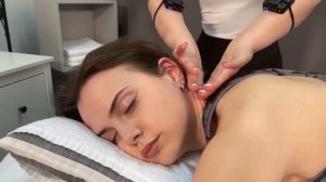 ASMR Sleep Relief Massage (Belly, Armpit, Head, Back and Foot Massage)