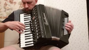 Аккордеон Royal Standard Meteor. Размер 3/4. Чёрный.