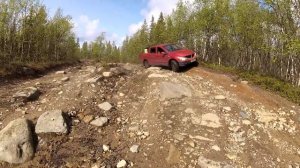 Дорога на озеро Чудзьявр. Кольский. Начало июня 2018.