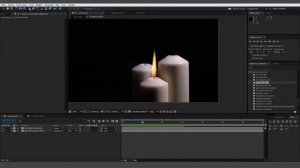 Анимация горящей свечи с дымом - Урок Афтер Эффект