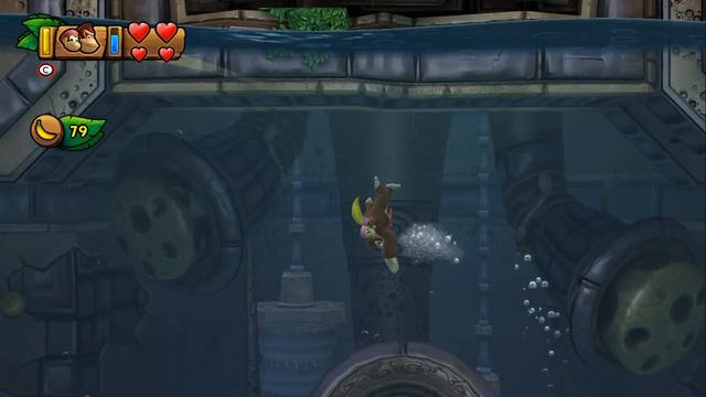 Donkey Kong Country Tropical Freeze 100% Walkthrough - World 4-A (KONG, Puzzle Pieces)