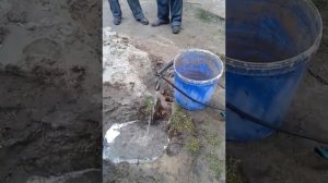 Прокачка скважины компрессором видео