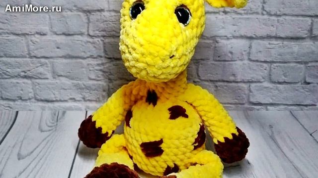 Амигуруми: схема Плюшевый жирафик. Игрушки вязаные крючком - Free Crochet Patterns.