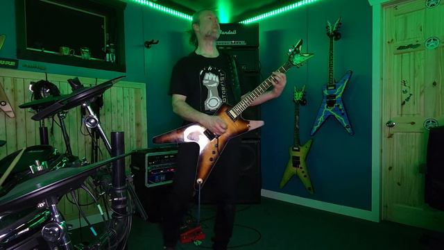 Domination live at moscow guitar playtrough cover, Dimebag rig, randall rg100es, dean guitars, mxr смотреть онлайн