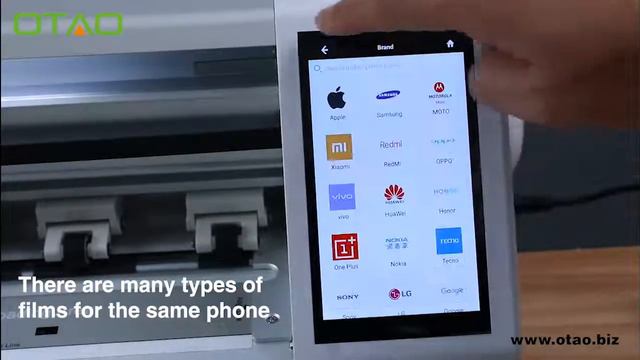 OTAO Film cutting machine, support 280 brands, all models in the market смотреть онлайн