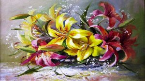 Нежные натюрморты от художницы Стеллы Даминовой.