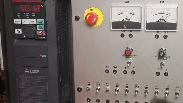 Калибровка аналоговых выходов частотника