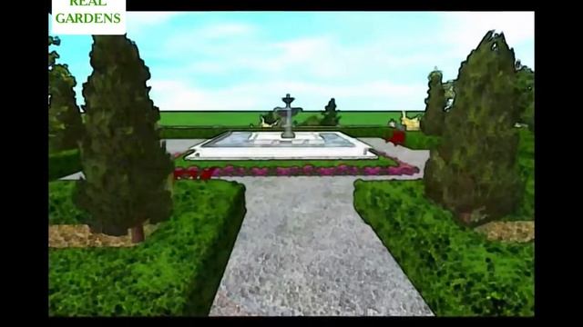 Real Gardens 3D моделирование ландшафтного дизайна