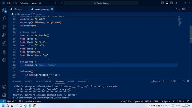 Python Snake Game Tutorial: Master the Basics in Part 1