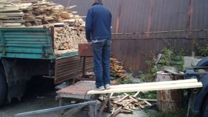 Как распилить камаз горбыля за день