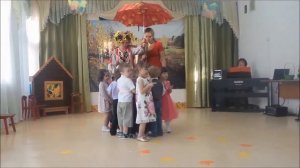 Мюзикл "Осень". Выступают артисты малыши на первом в жизни утреннике. Гоша в детском саду