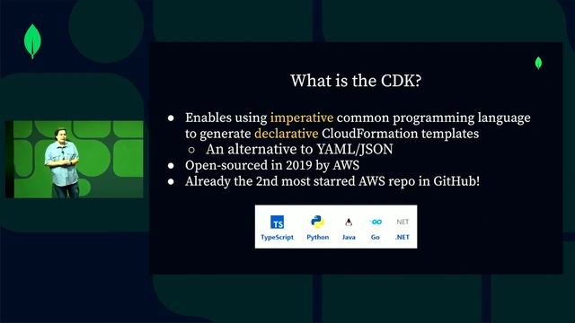 Getting Started on MongoDB Atlas with AWS CDK