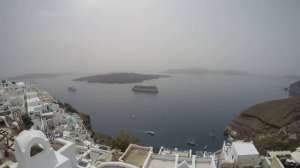 Iriana cafe santorini.. time lapse caldera view