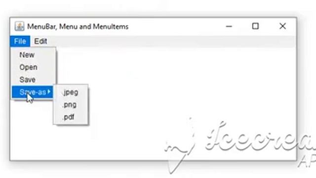 IPT-Create Menu using Java AWT - Part 2 смотреть онлайн