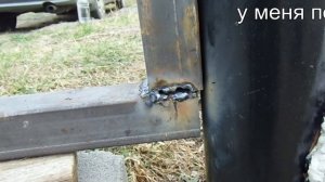 ворота своими руками (делаем металлический каркас ворот). Утаенная жизнь
