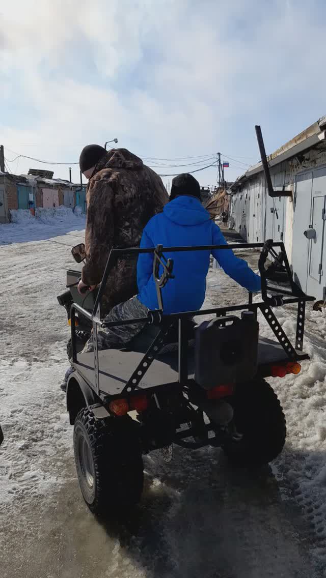 Атаман. Пробные покатушки в гараже. 01.05.2022
