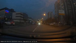 TrendVision TDR721S EVO пример видео ночью