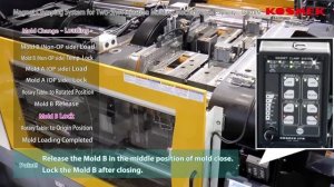 Магнитные плиты Kosmek для быстрой замены пресс форм для ТПА 5880kN.mp4