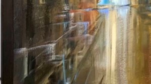 Интерьерная картина абстракция Ночной город