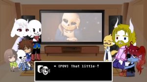 || Undertale Reacts to "Regular Sans" || GC
