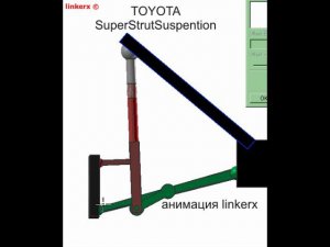 toyota superstrut suspension work/работа подвески