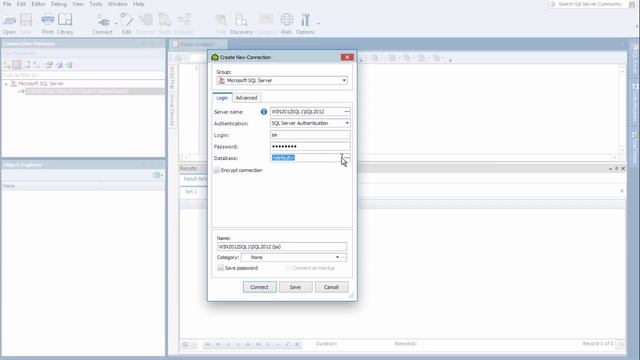 Creating connections to SQL Server databases in Toad for SQL Server
