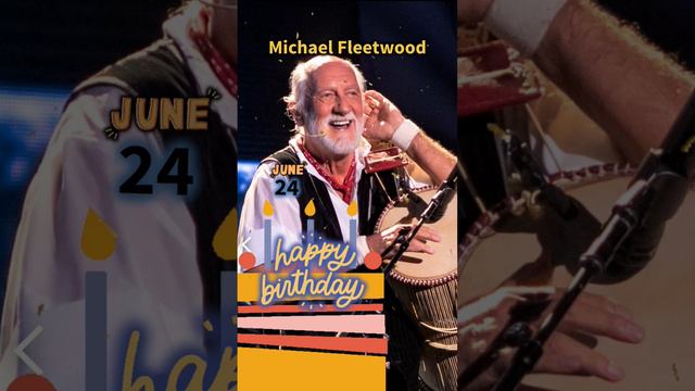 Happy 76th Birthday Michael Fleetwood 🎉 June 24 #fleetwoodmac #celebritybirthday #happybirthday