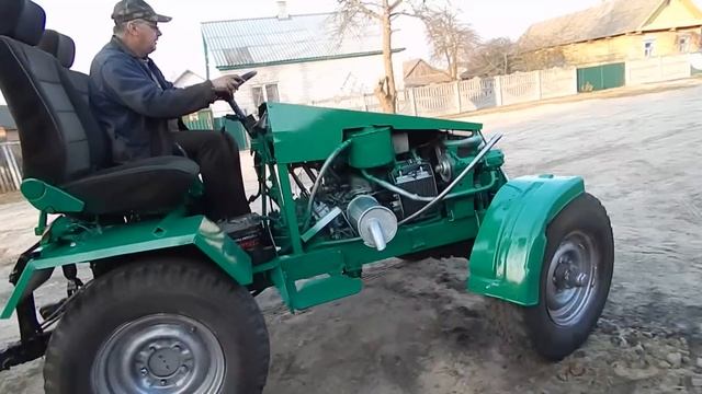 Самодельный трактор. ДИЗЕЛЬ ( Опель). 1,6Д. смотреть онлайн