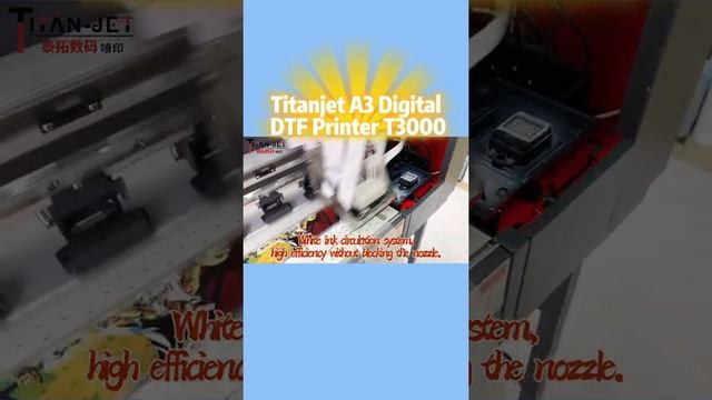 New Mini A3 size factory price small dtf printer 2 head heat transfer inkjet printer garment printe