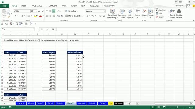 Highline Excel 2013 Class Video #35: Excel 2013 PivotTables: Basic To Advanced 58 Examples