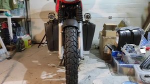 Bajaj Boxer 2X. Модификация переднего крыла. Версия 2.