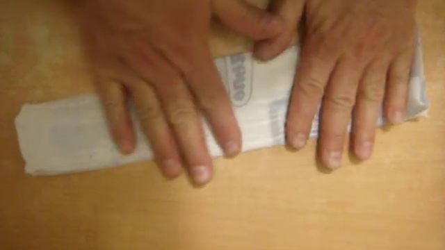 Как СЛОЖИТЬ пакет-майку треугольником