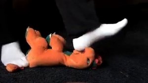 art in footjob2 foot fetish mouth crushing