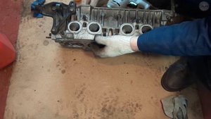 Притираю клапана дрелью. 3S-FE.