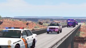 Police Motorcade Defense 4 | BeamNG.drive