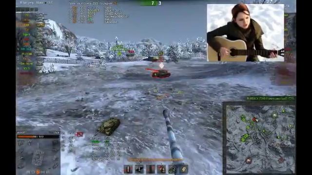 World Of Tanks ☆ Lowe ☆ Хороший бой ☆ Хорошая песня смотреть онлайн