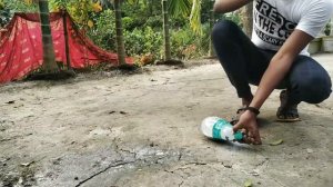 A DANGEROUS REACTION //CAC2+2H2O=C2H2+CA(OH) 2// HOW TO MAKE SOMEONE THINGS NEW