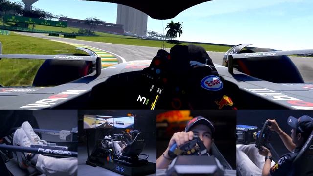 Virtual Lap | Sergio Perez drives the RB18 at the Sao Paulo Grand Prix смотреть онлайн