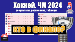 ЧМ по хоккею 2024. Канада мимо. Кто сыграет в финале?  Расписание всех пар.