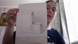 Мои первые работы из художественной школы💗