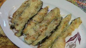 Цукини под сырной корочкой.