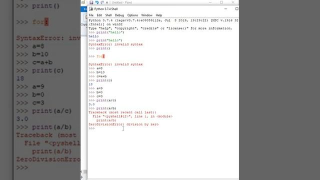 PYTHON TUTORIAL: EXCEPTION HANDLING|HOW TO USE EXCEPTION HANDLING FOR ERRORS IN PROGRAMMING