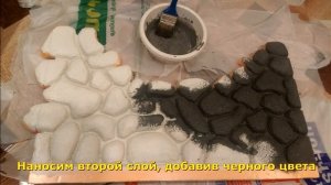 Объемный 3D фон для аквариума своими руками aquarium 3d background DIY