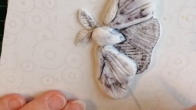 DIY Брошь Мотылек Гэндальфа из полимерной глины/Broosh Butterfly/Подробый МК/Polymer clay