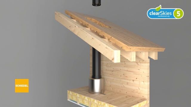 Stove and chimney flue installation in a log cabin / outhouse /wood built home / building смотреть онлайн